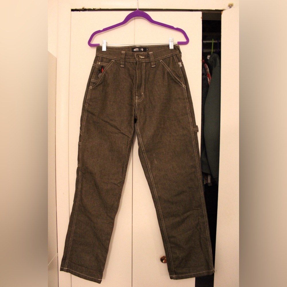 Vans Brown Loose Fit Skateboarding Pants